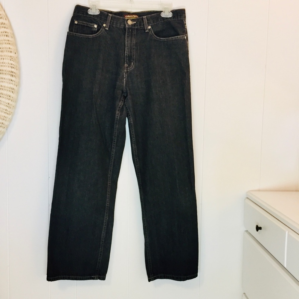 Cubavera Jeans Men’s W32 Relaxed Fit Dark Wash Baggy